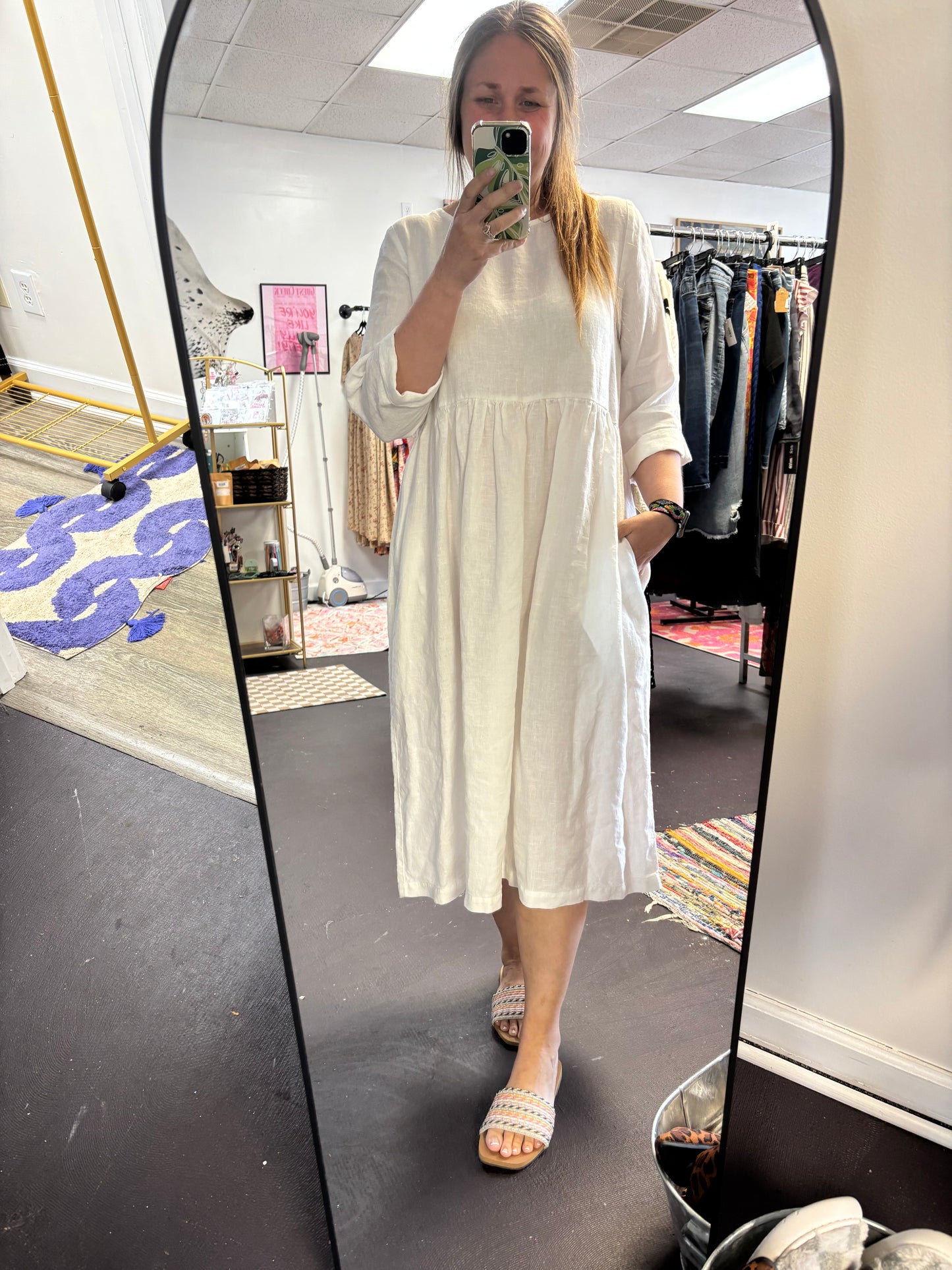 Lucy Linen Dress