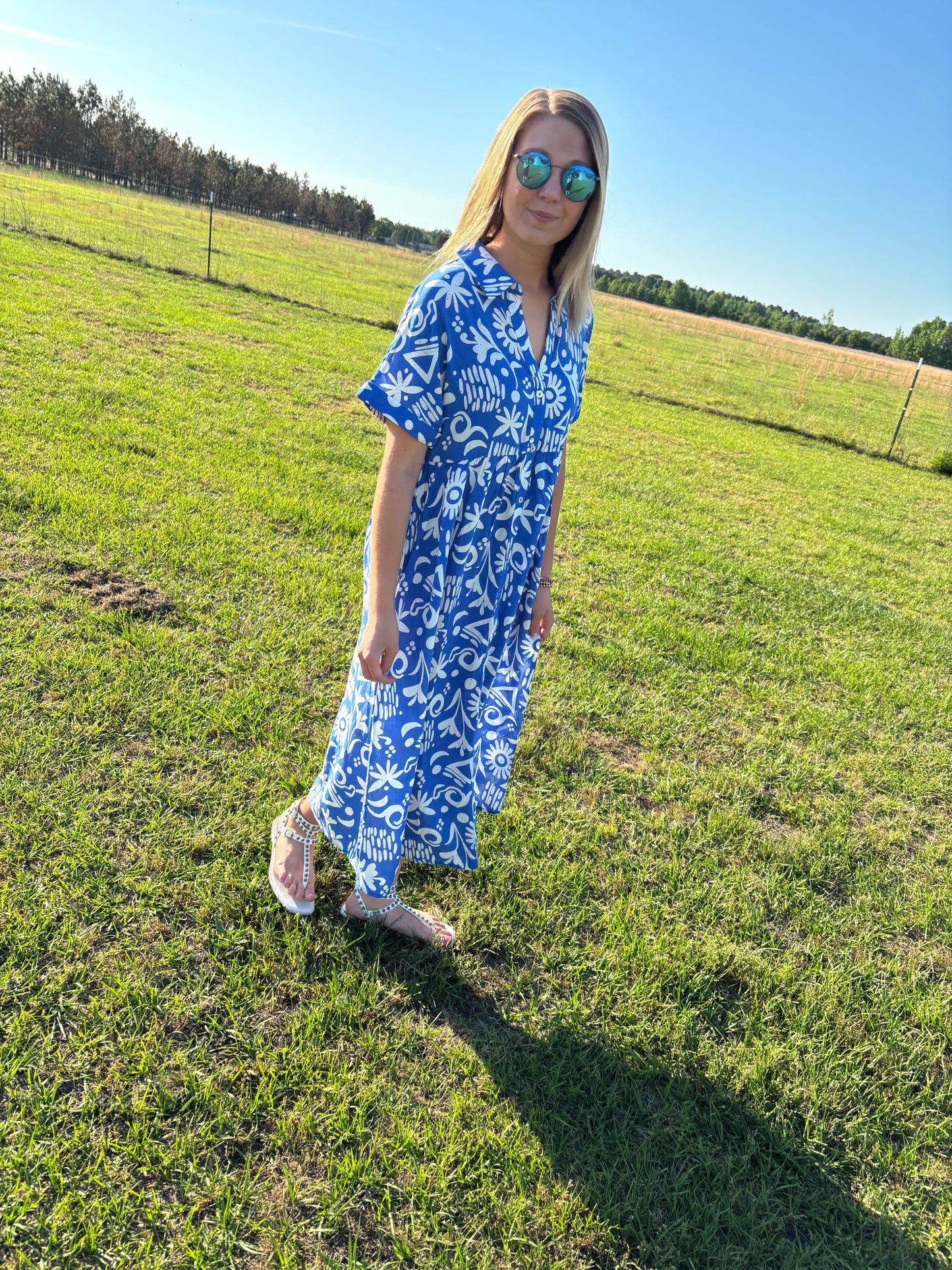 My Sea Shirt Dress - Plus & Regular