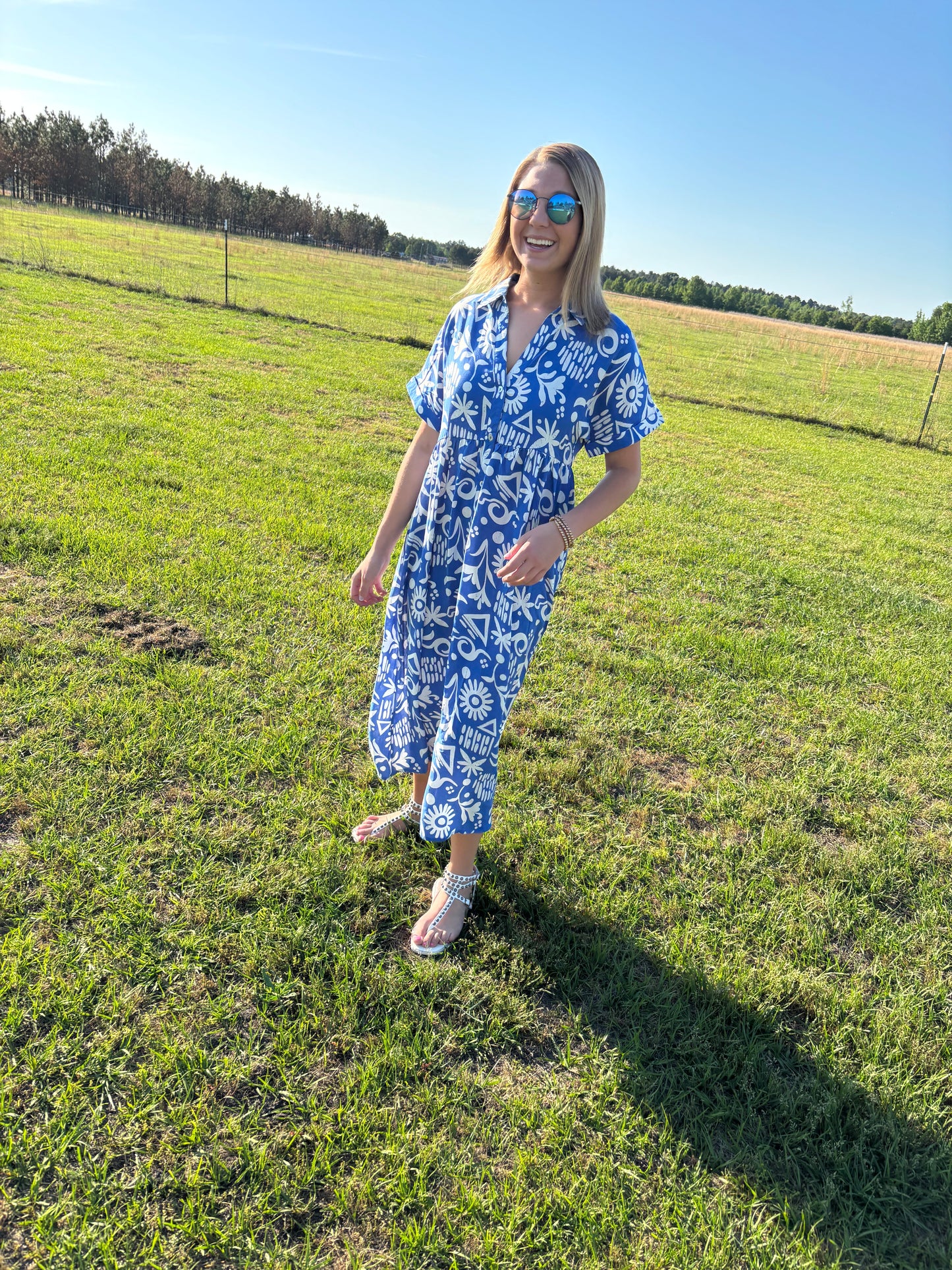 My Sea Shirt Dress - Plus & Regular