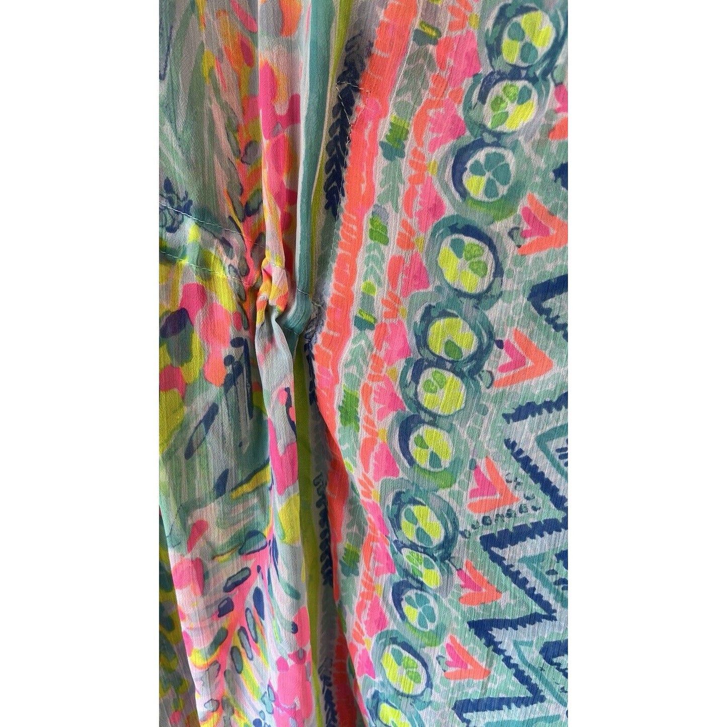 Lilly Pulitzer Gardenia Cover Up Catch the Wave Size Medium