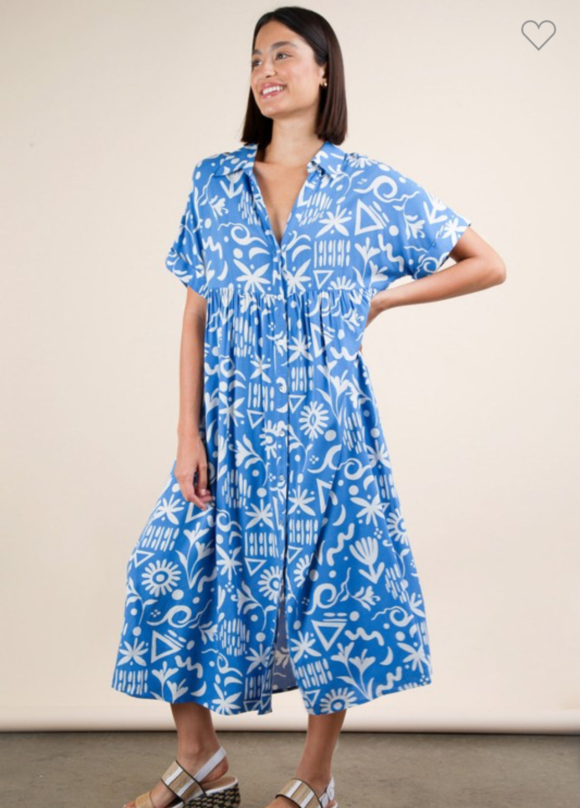 My Sea Shirt Dress - Plus & Regular