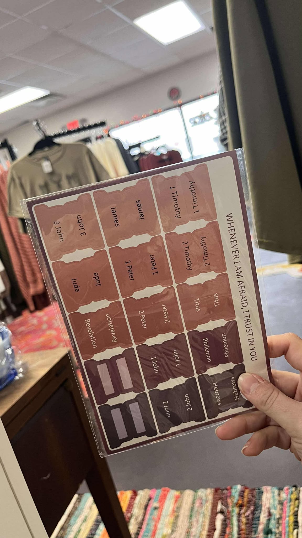 Bible Chapter Tabs