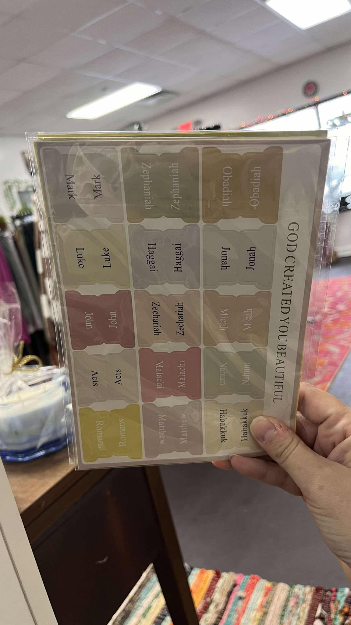 Bible Chapter Tabs