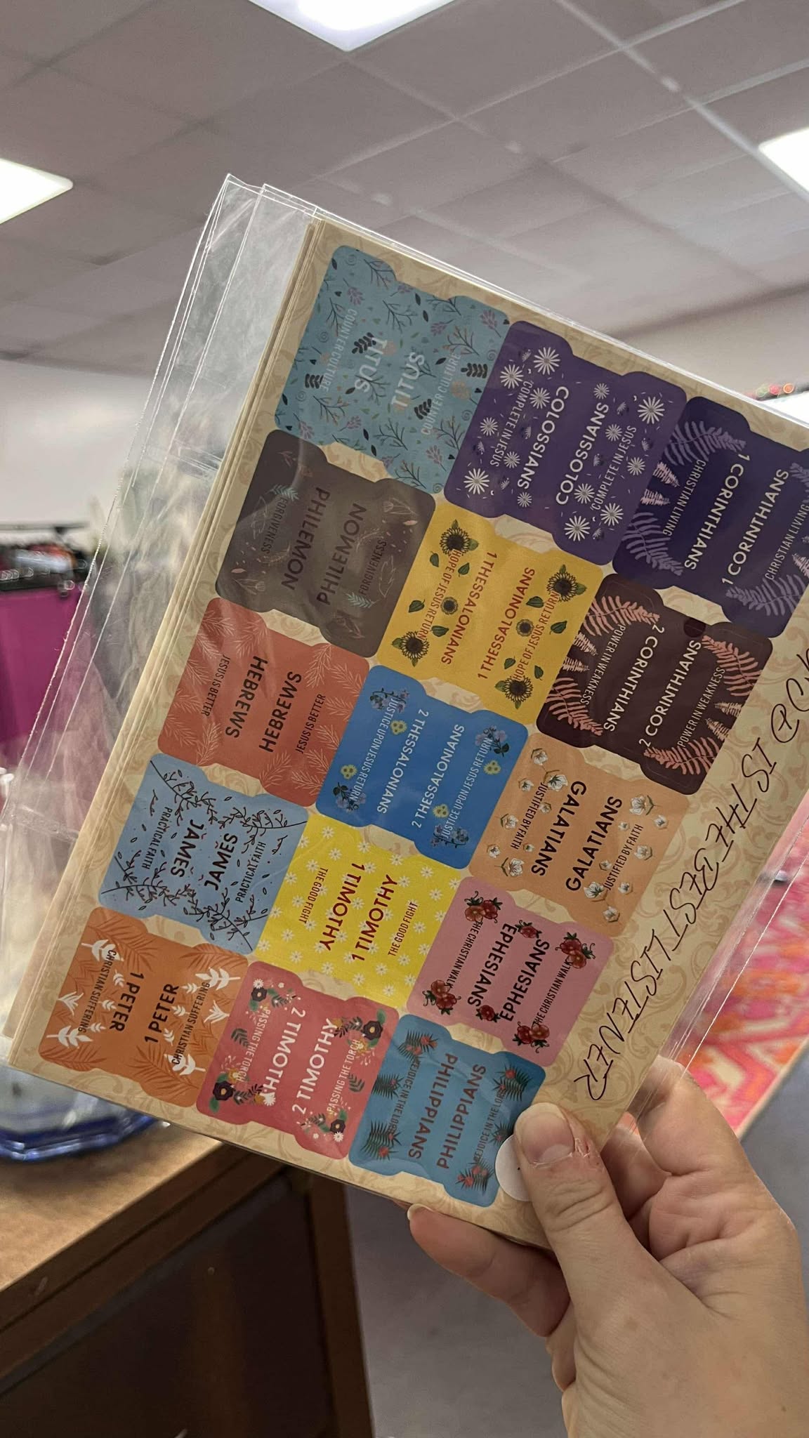 Bible Chapter Tabs