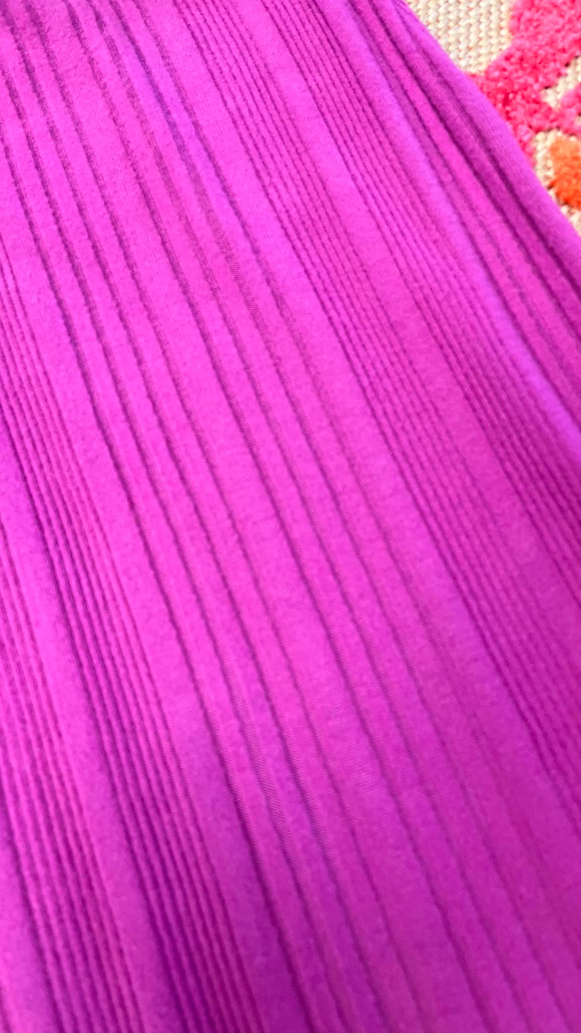 Pink Ribbed Skirt