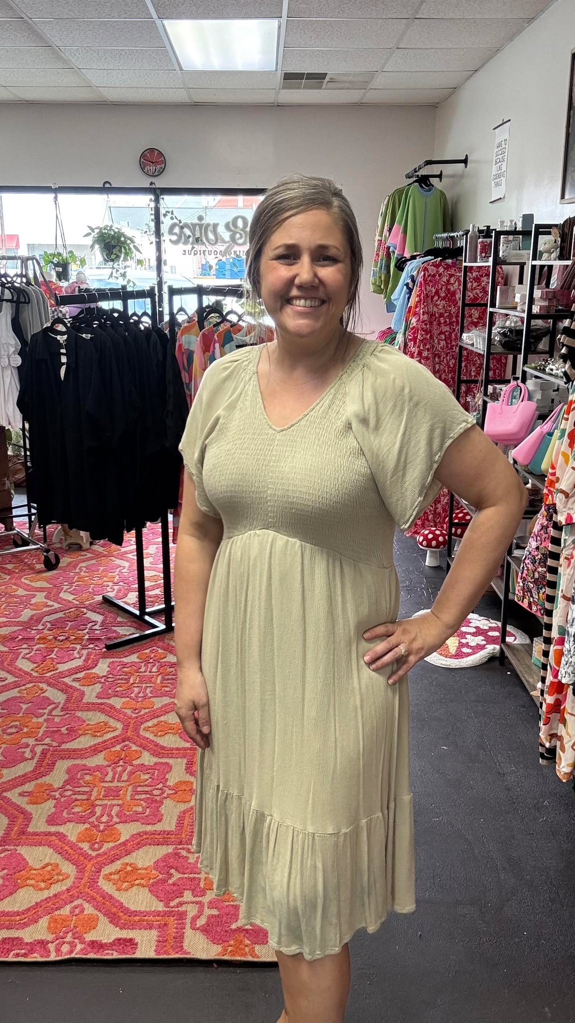 Cream Dress fits L/XL