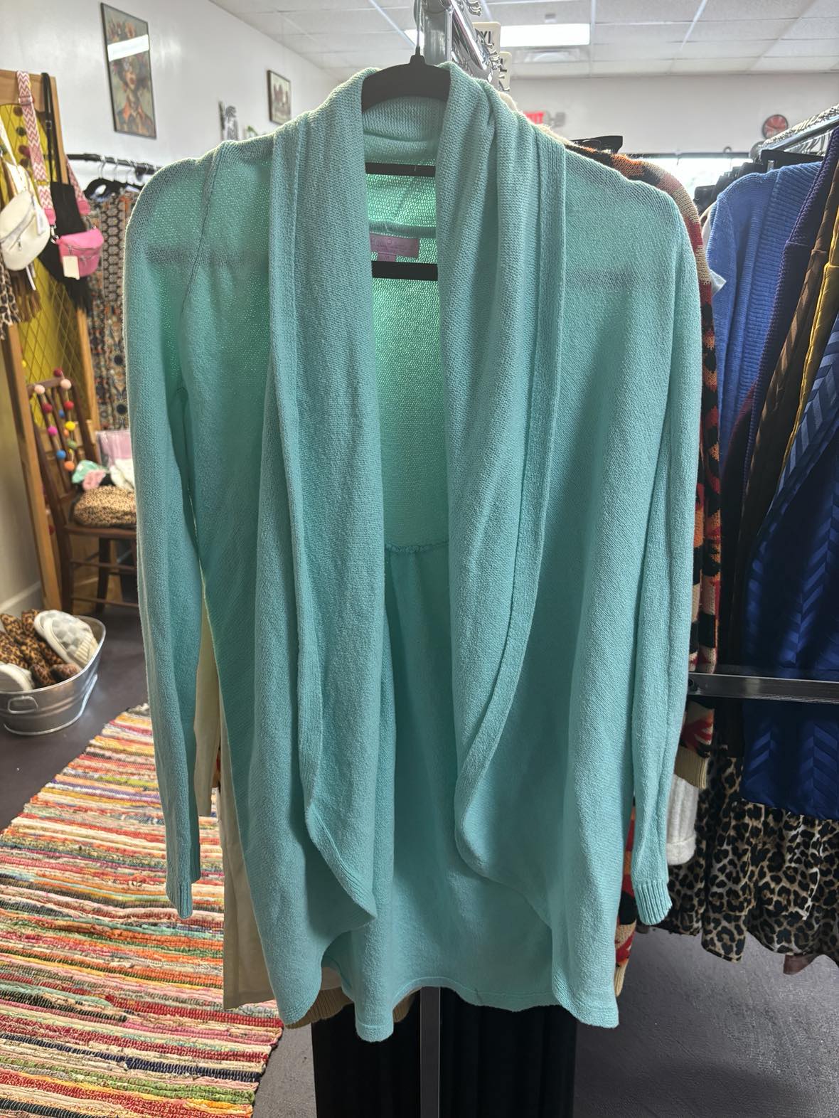 Lilly Mint Cardigan-Medium