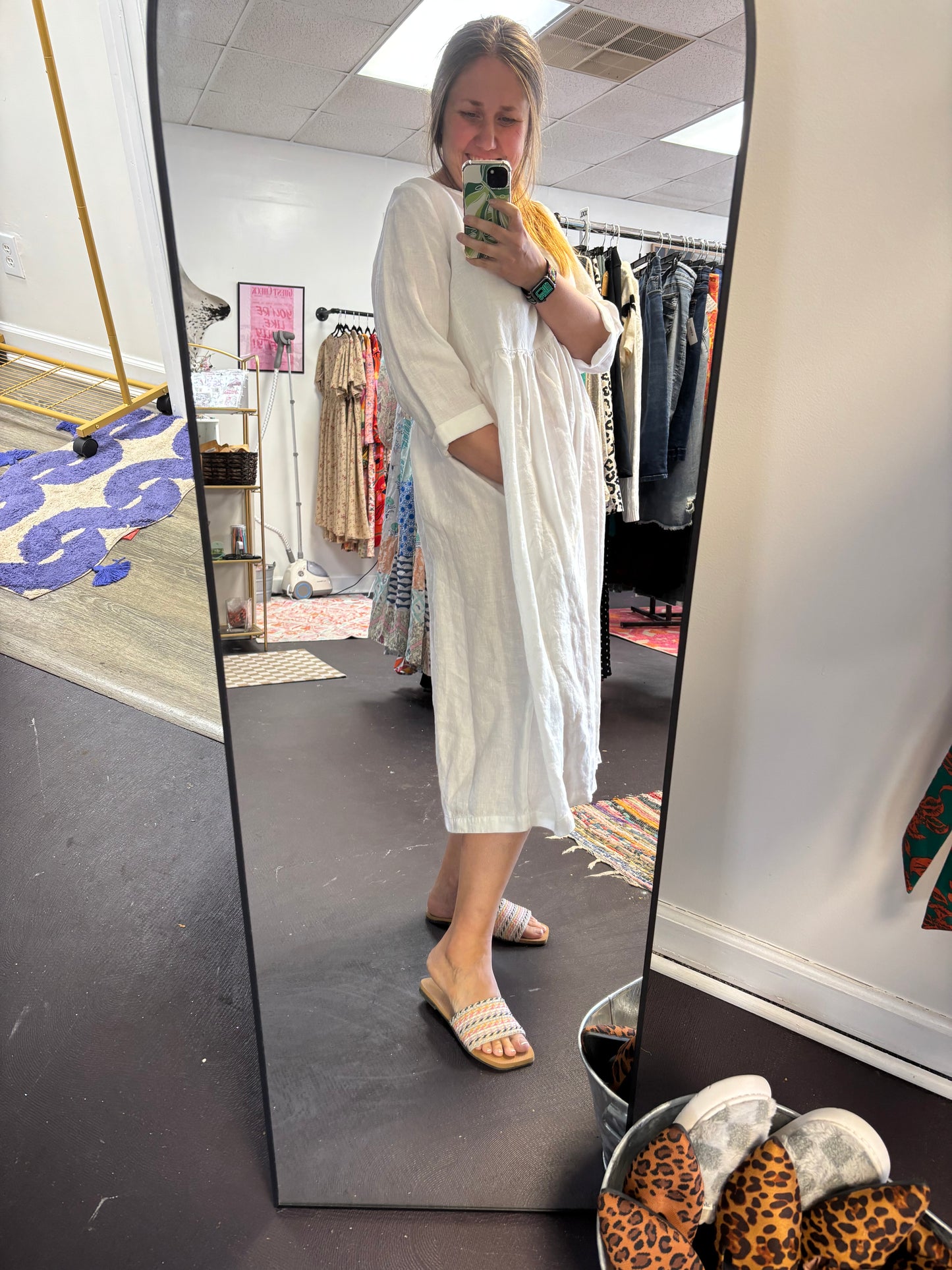 Lucy Linen Dress