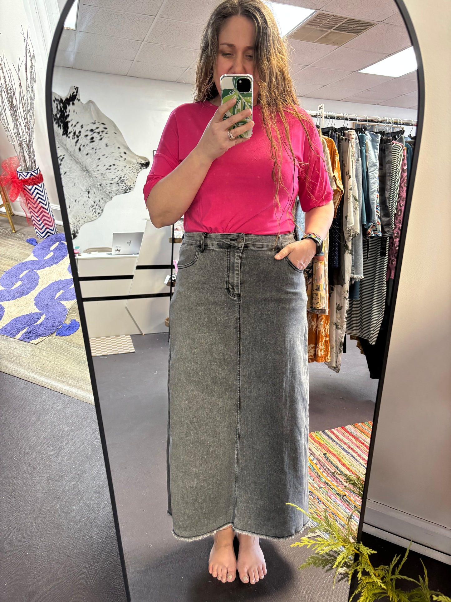 Fuchsia Basic Tee