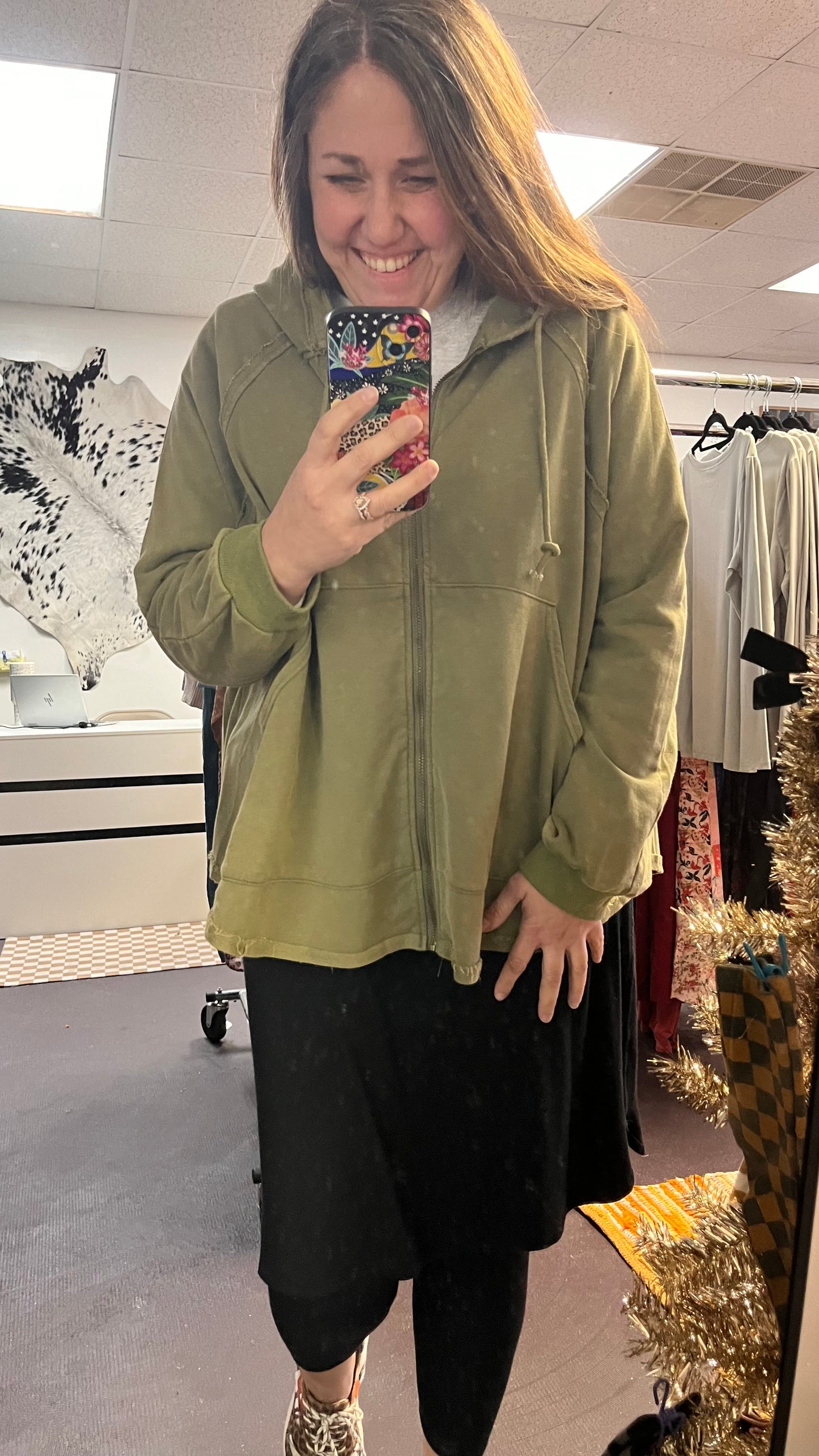 Hooded Jacket - Plus