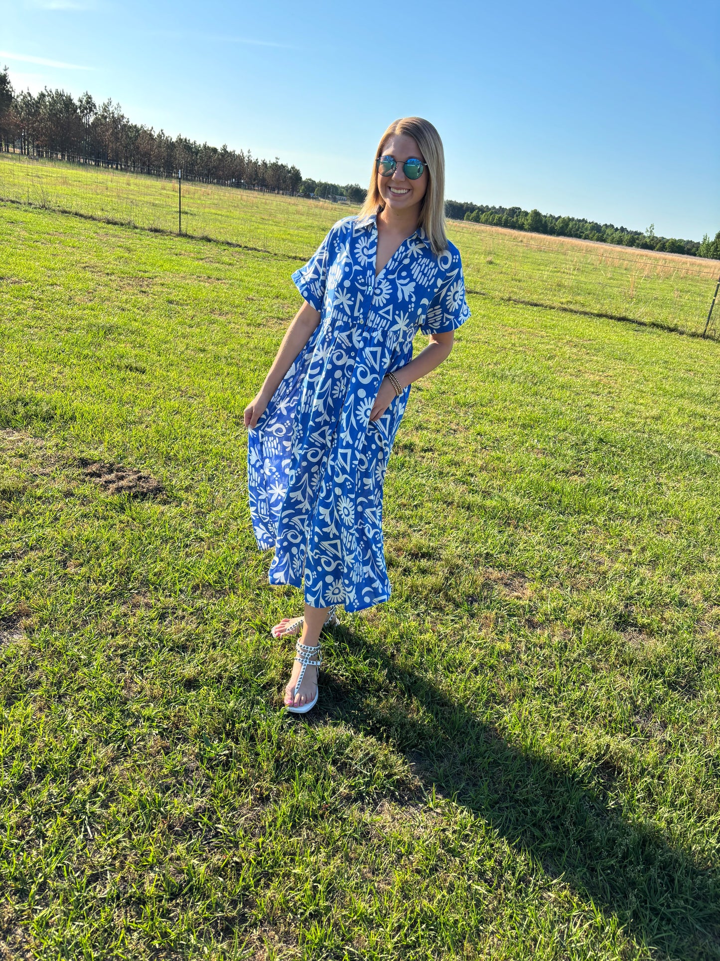 My Sea Shirt Dress - Plus & Regular