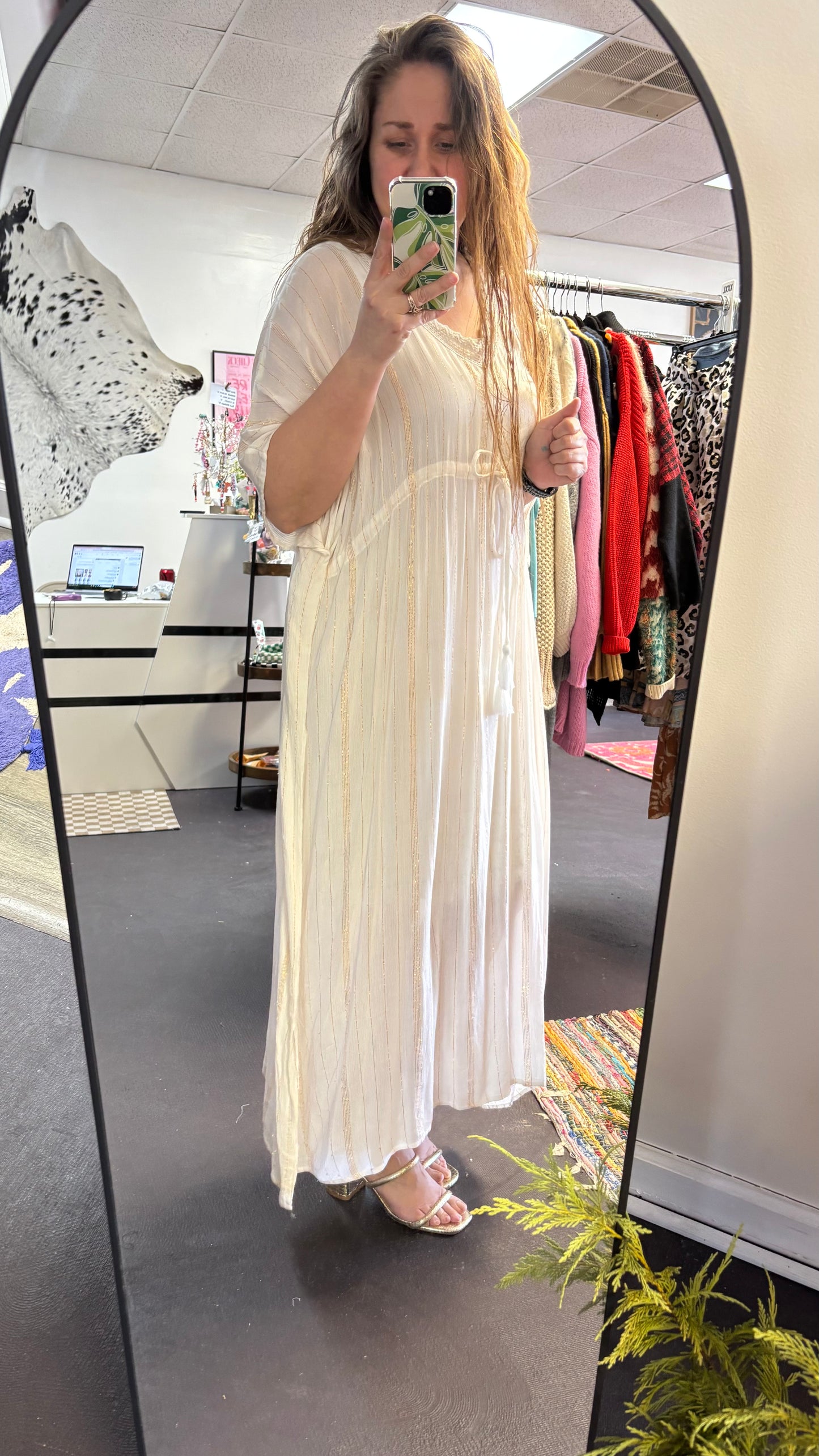 Gypsi Blu Kaftan fits L-2X