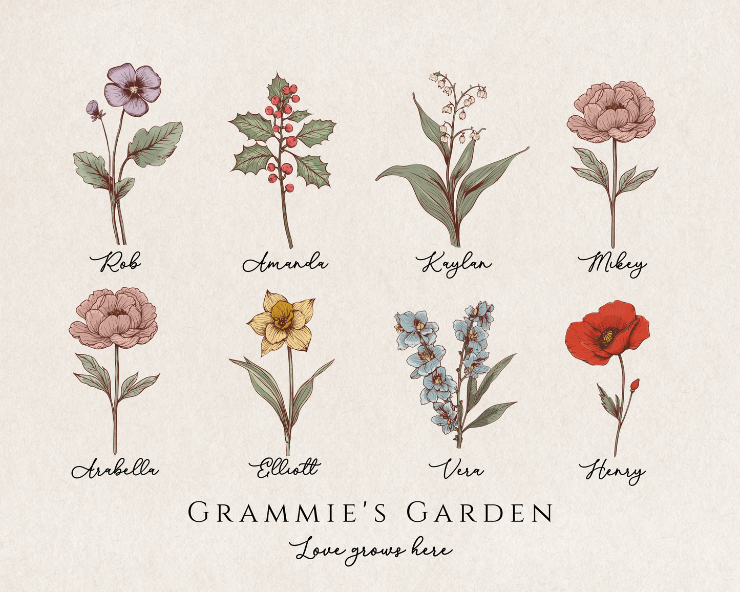 Preorder Garden Print