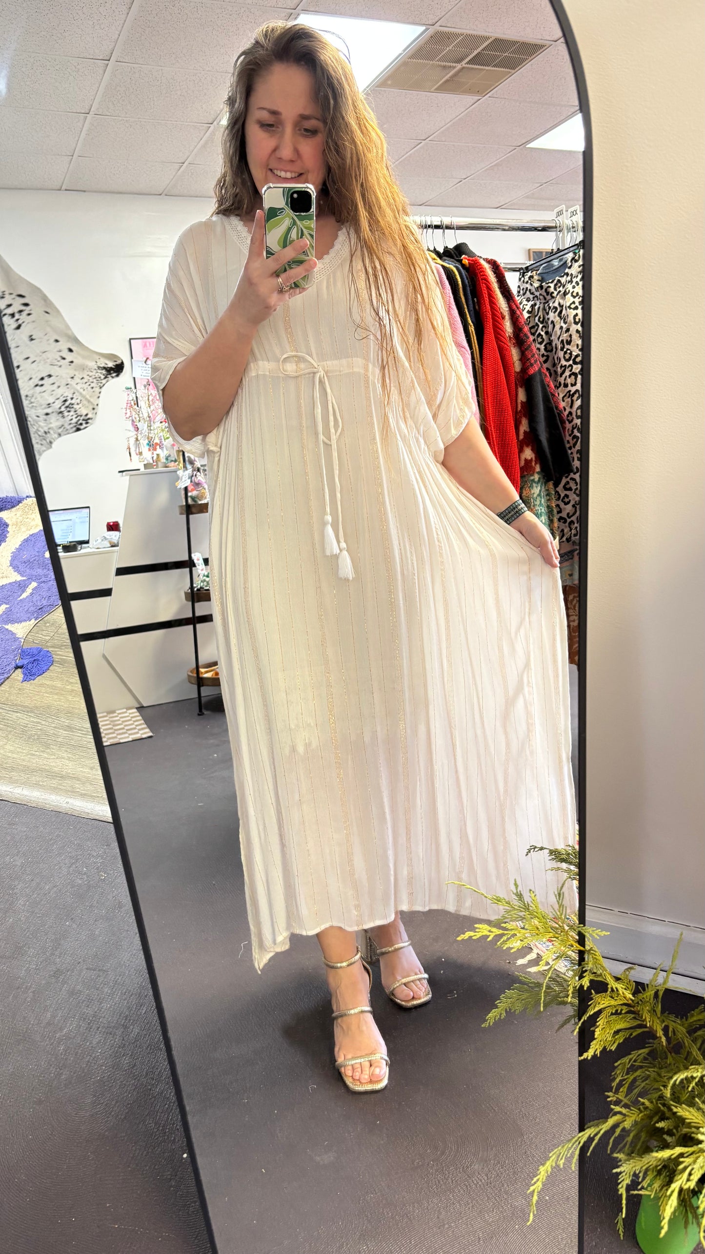 Gypsi Blu Kaftan fits L-2X