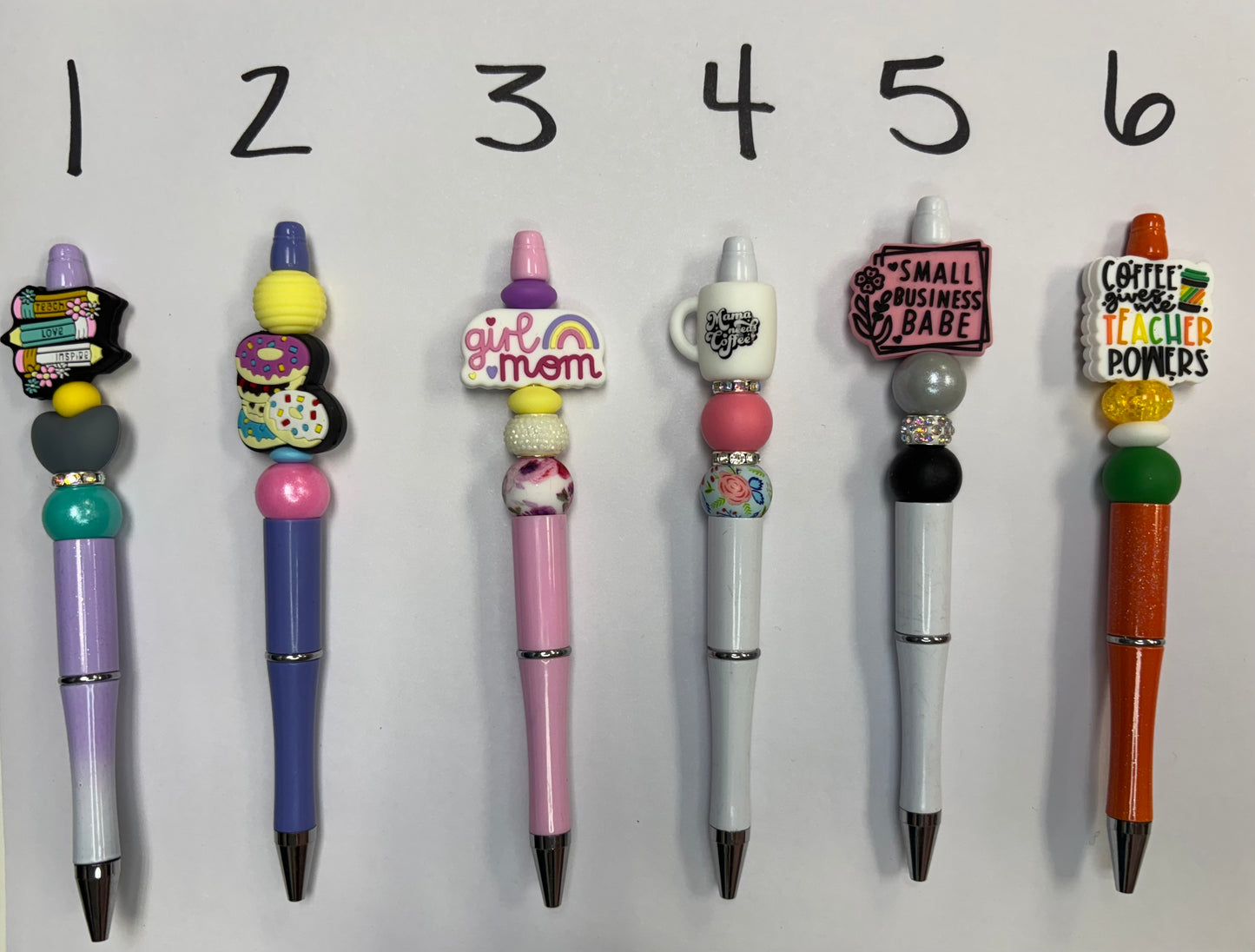 Career/Food/Mom Handmade Pens