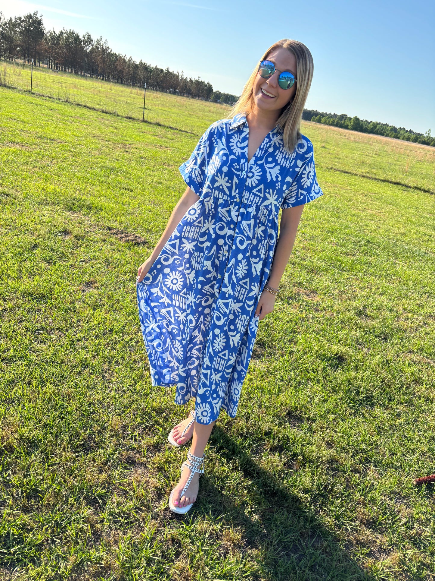 My Sea Shirt Dress - Plus & Regular