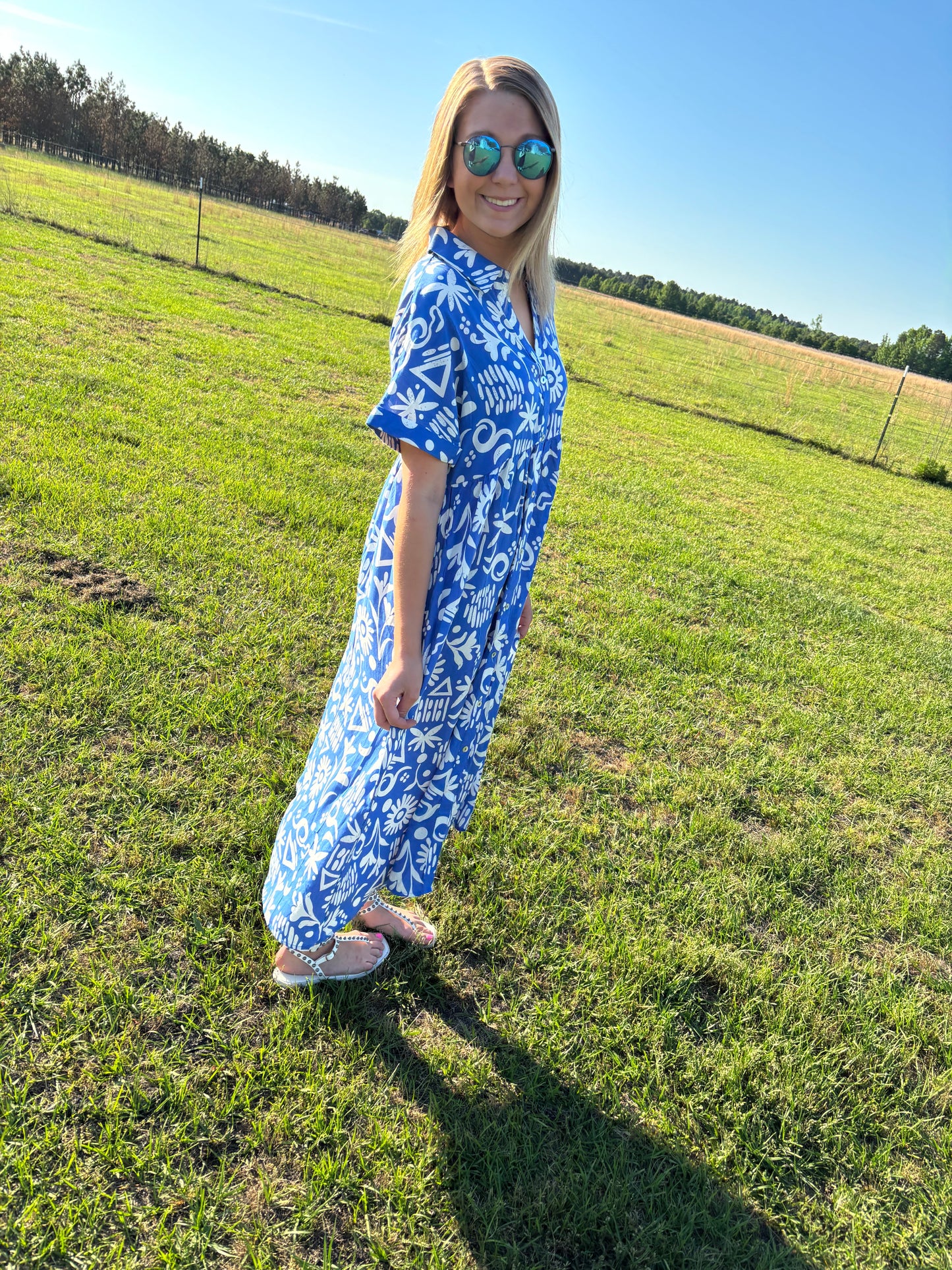 My Sea Shirt Dress - Plus & Regular