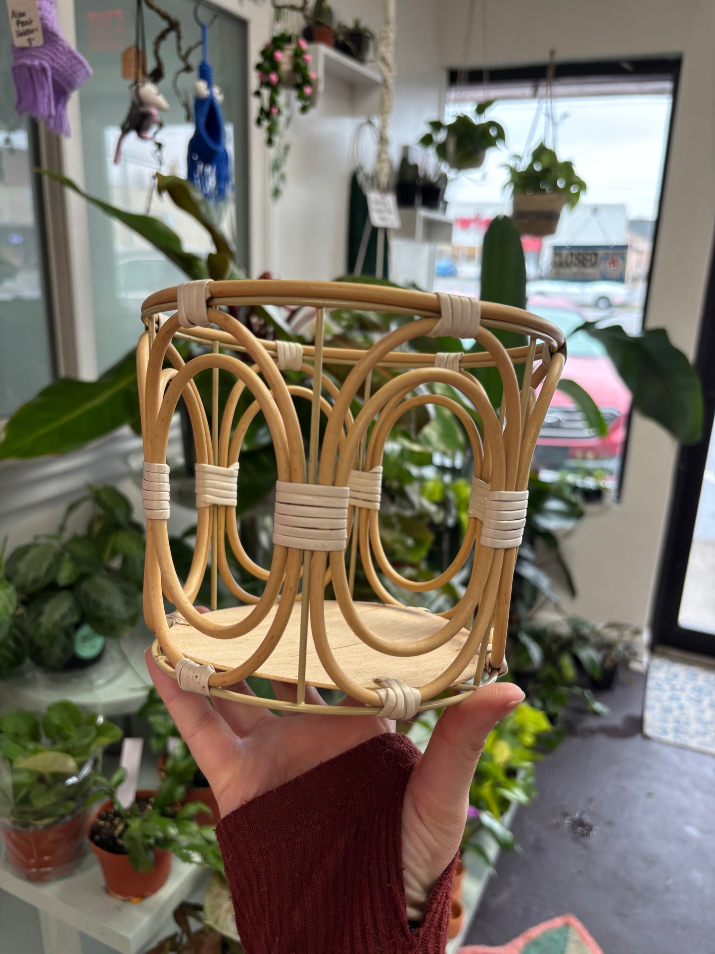 Rattan Planter Cover
