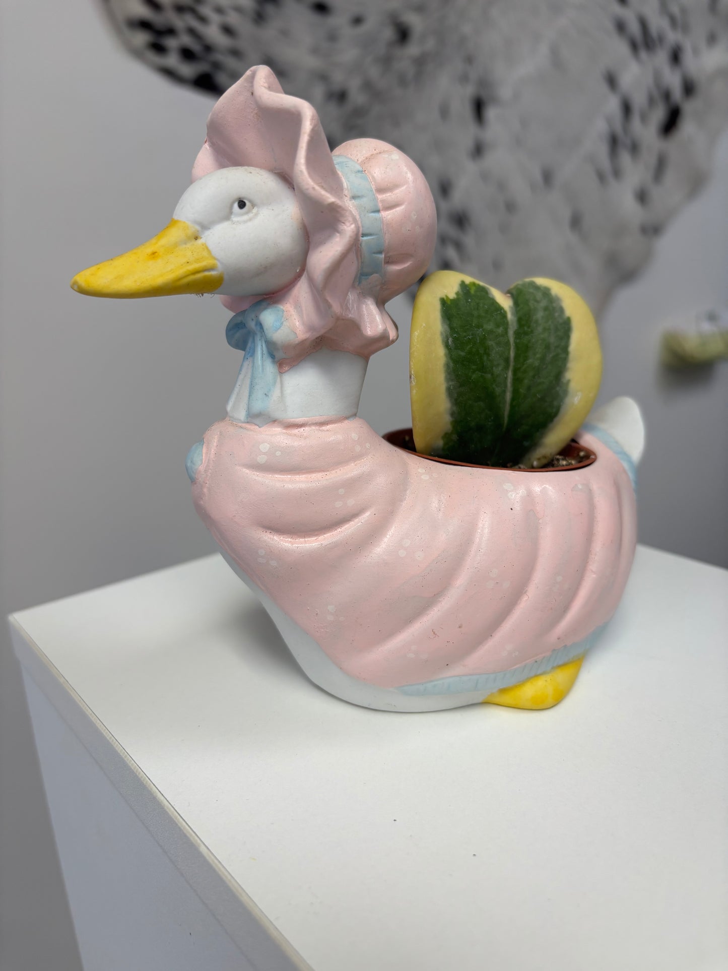 Vintage Goose Planter