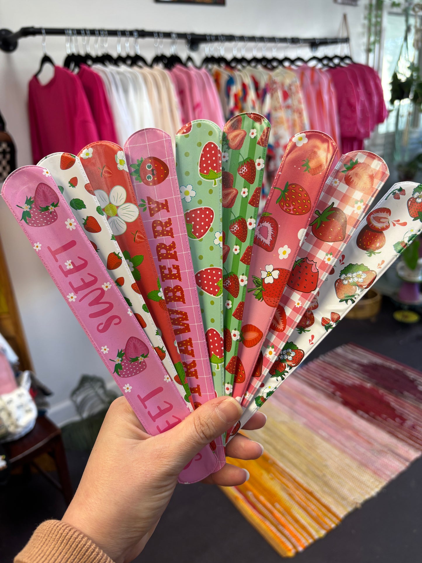 Strawberry Slap Bracelets