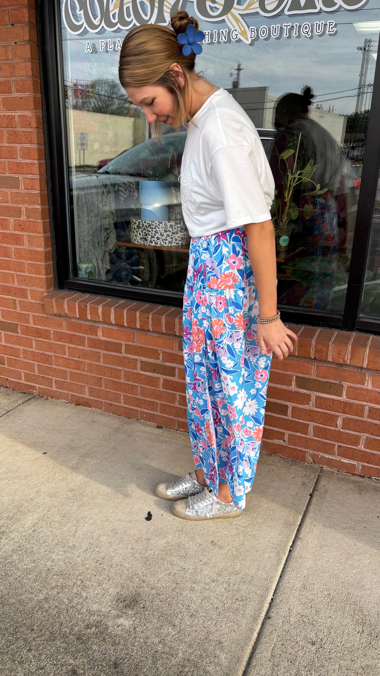 Sky Maxi Skirt