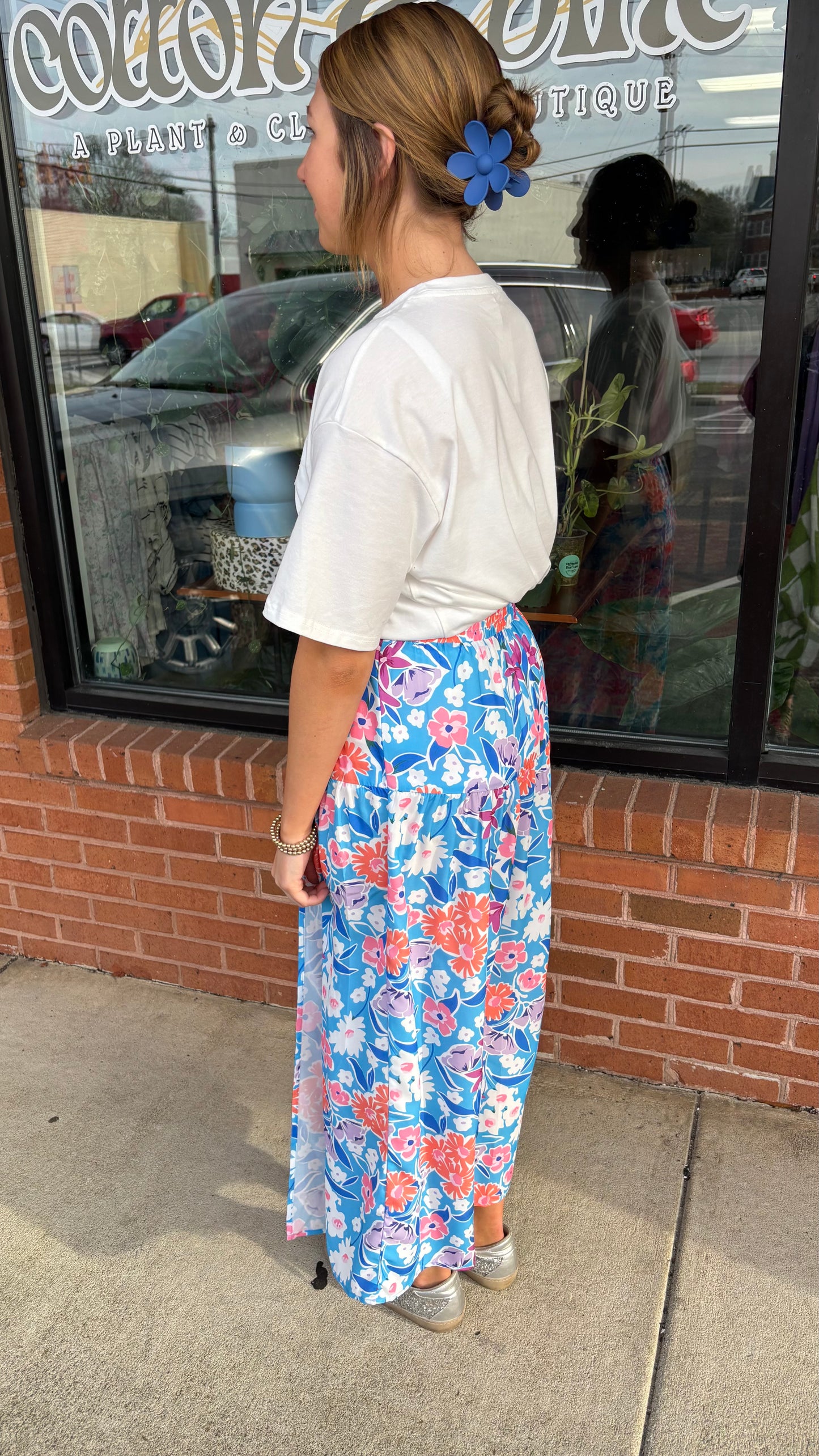 Sky Maxi Skirt