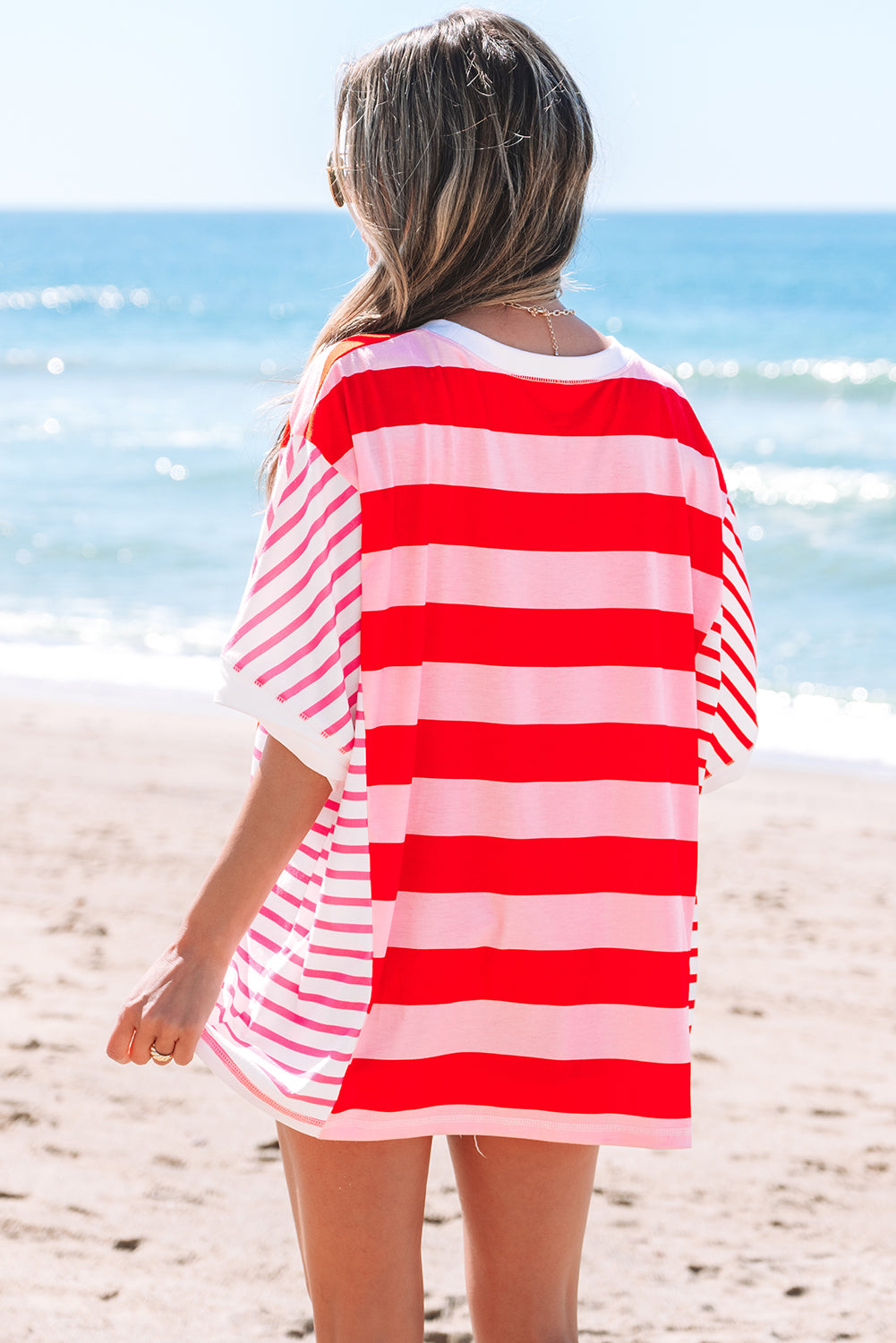 The Red Stripes Top