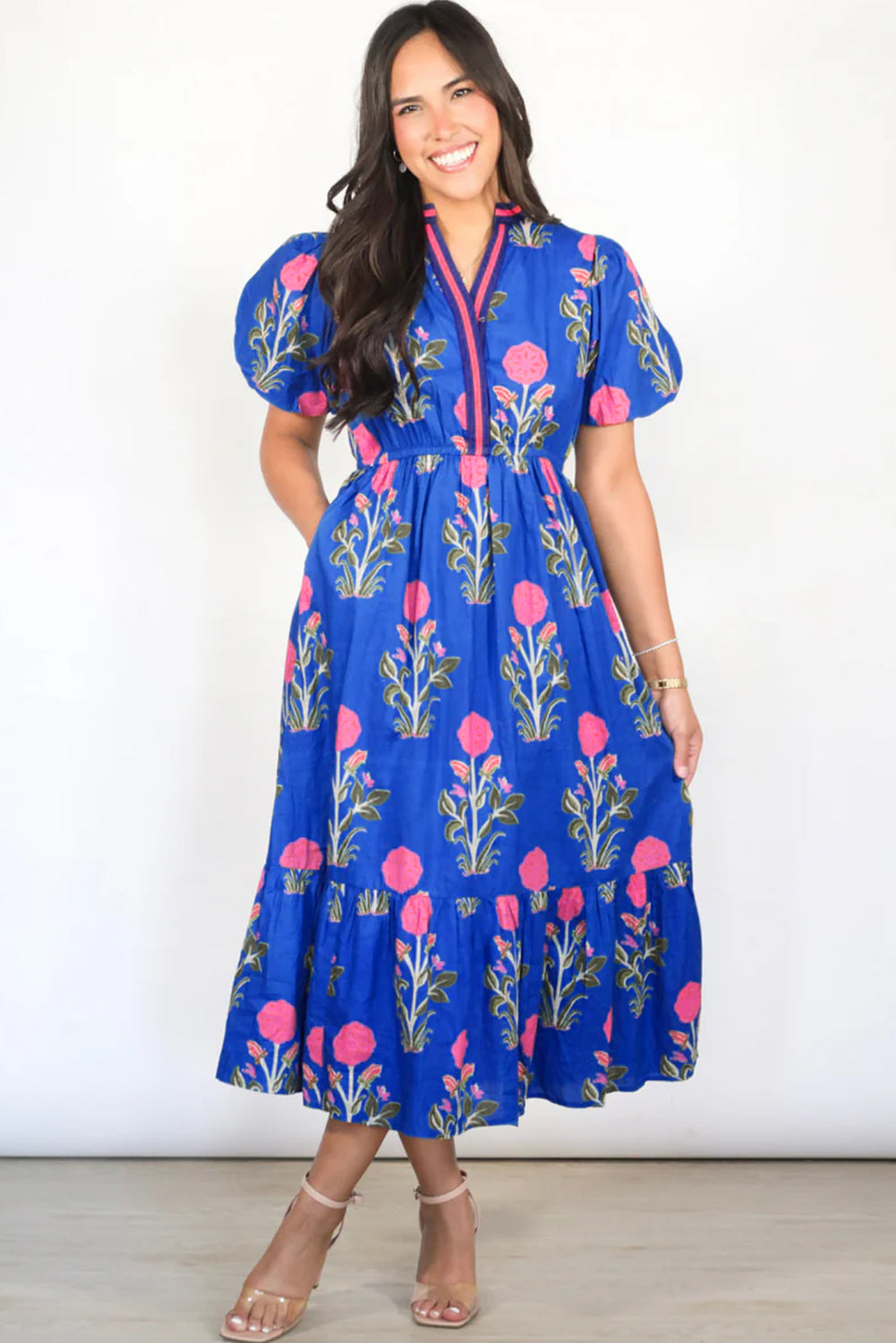 The Nora Dress - Blue