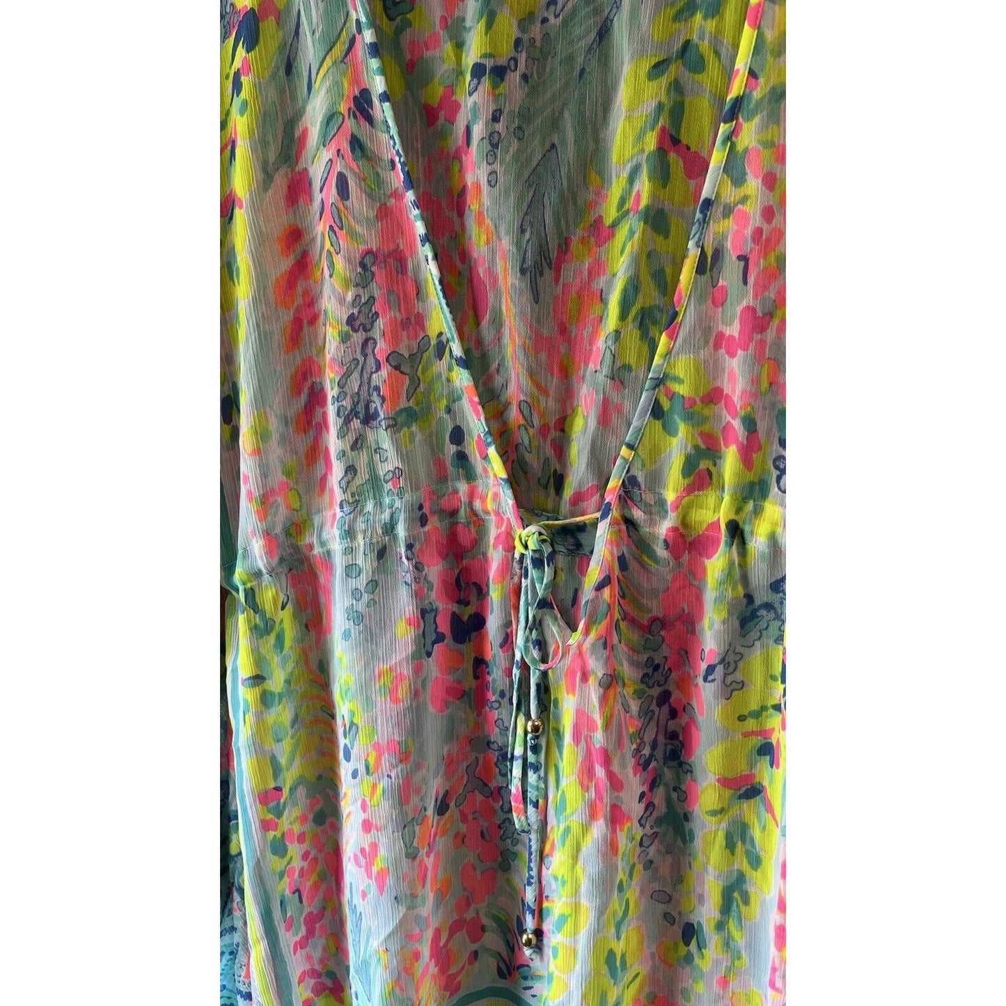 Lilly Pulitzer Gardenia Cover Up Catch the Wave Size Medium
