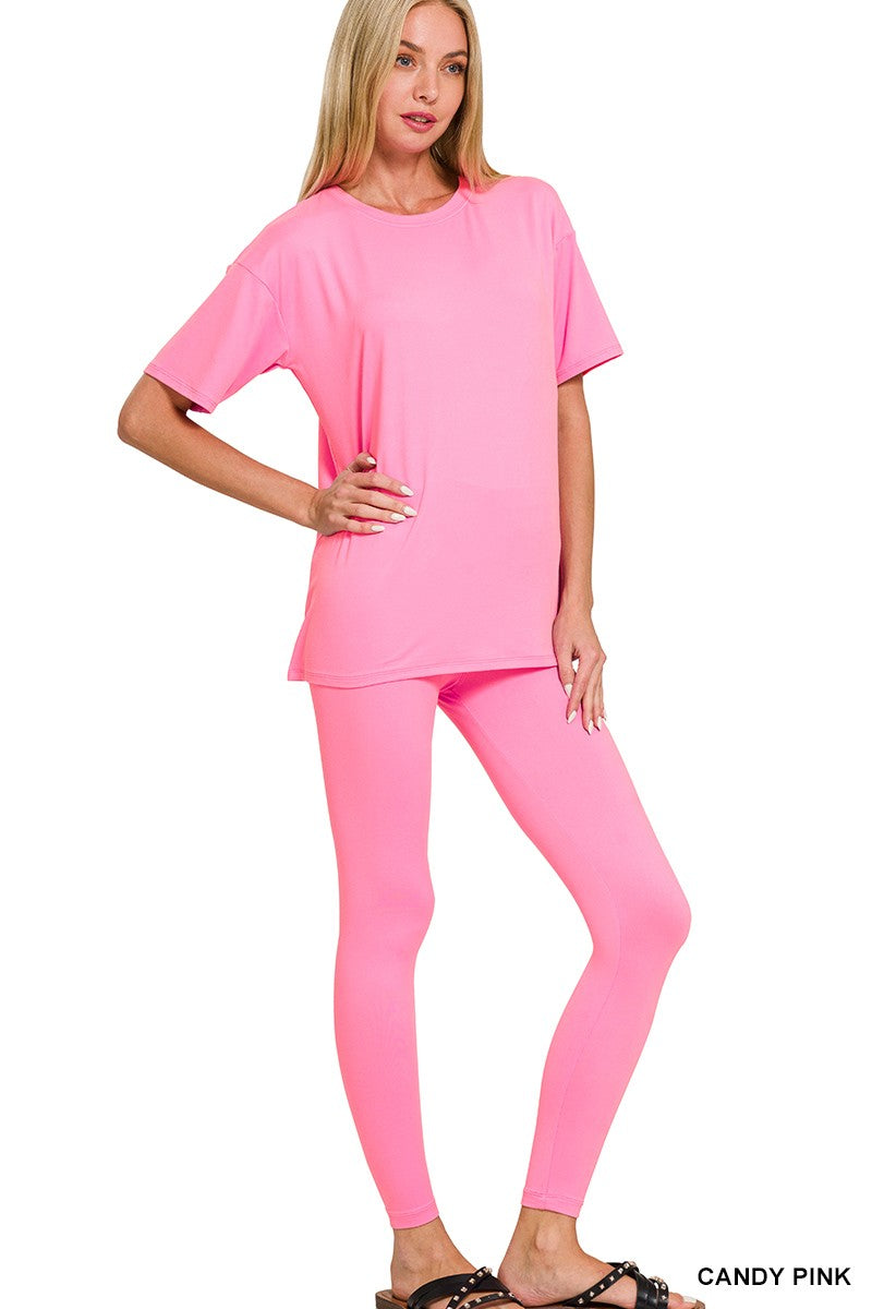 Short Sleeve Lounge Set