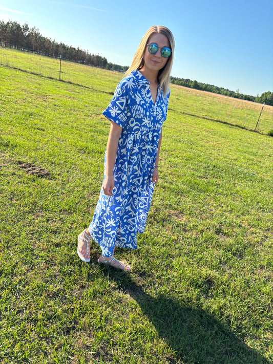 My Sea Shirt Dress - Plus & Regular