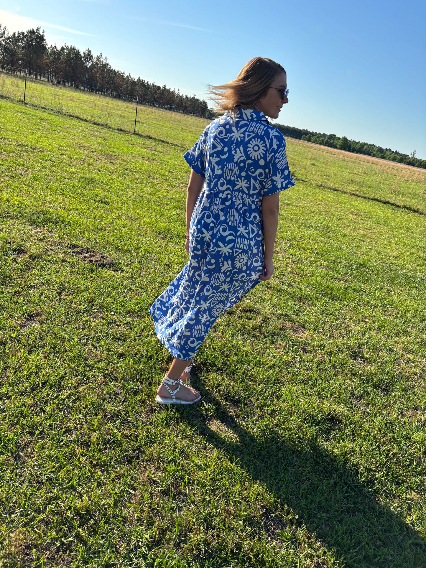 My Sea Shirt Dress - Plus & Regular