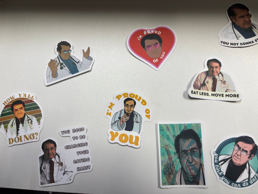 5 pk. Dr. Now Stickers