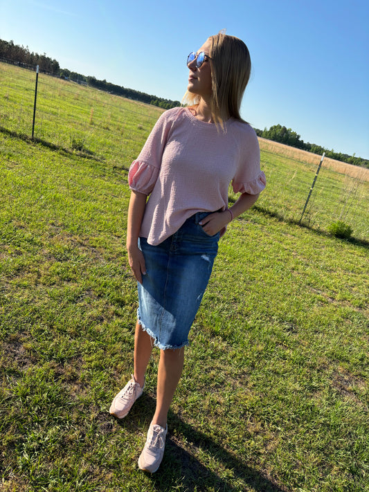Make You Blush Top