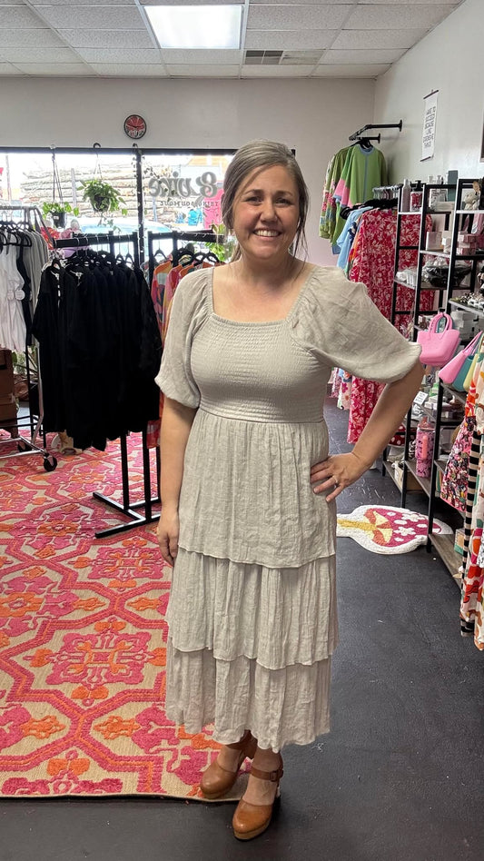 Tiered Dress - Large
