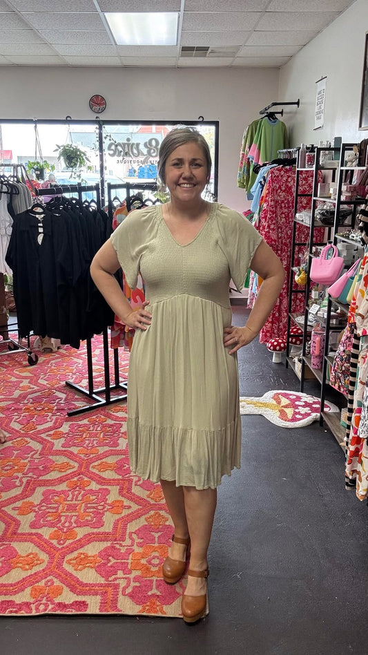 Cream Dress fits L/XL