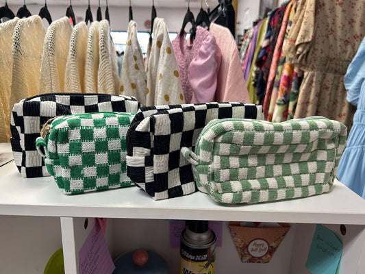 Plaid Toiletry Bag