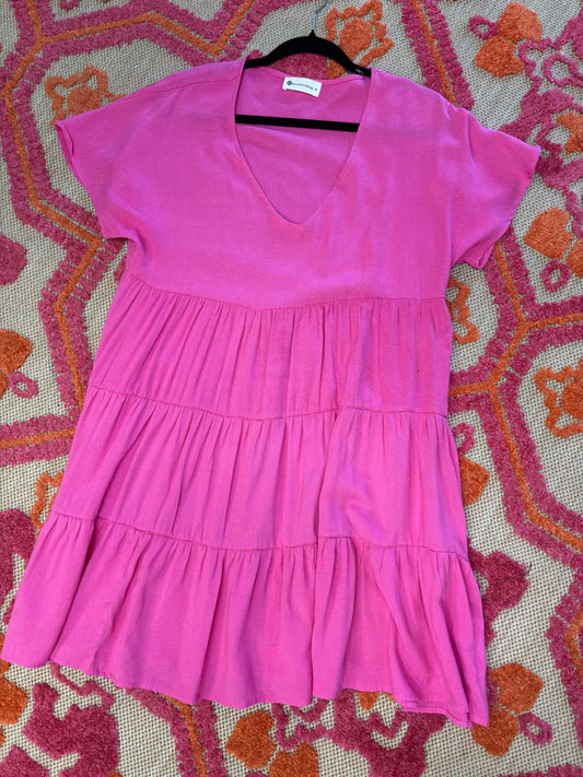 Pink Mini Dress sz Med