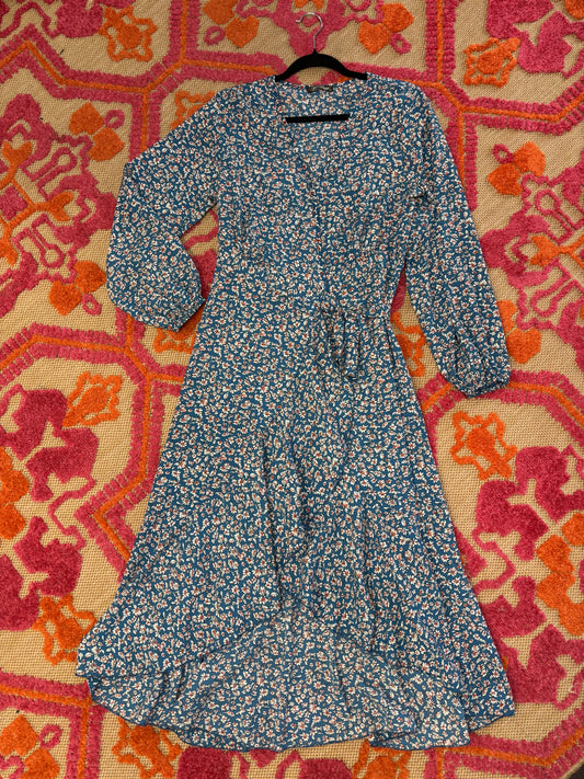 Spring Blues Release- Fancy Floral- Small