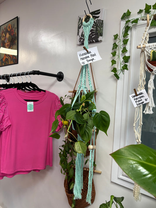 Hand Made Macrame Plant Hanger