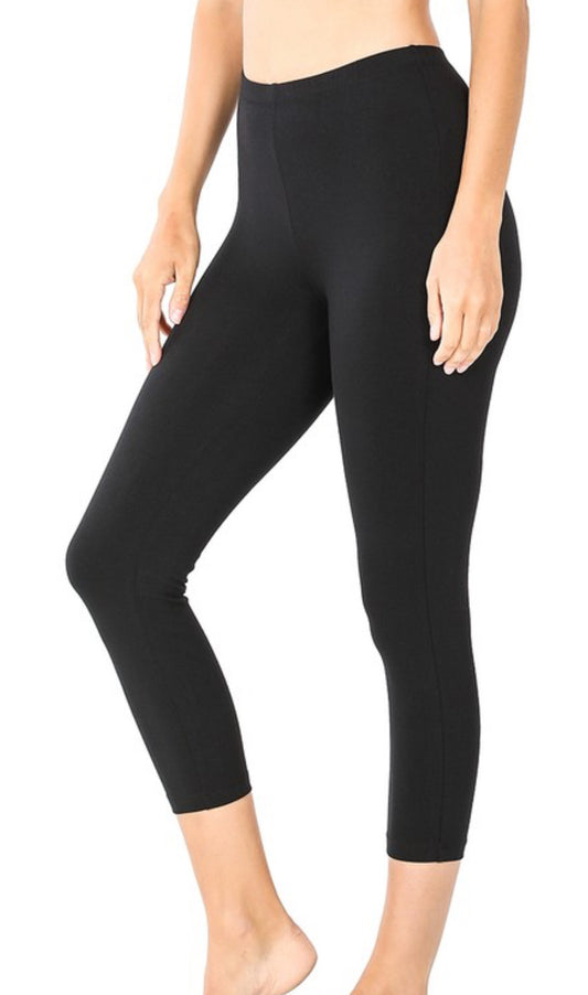 Cotton Capri Leggings-Regular