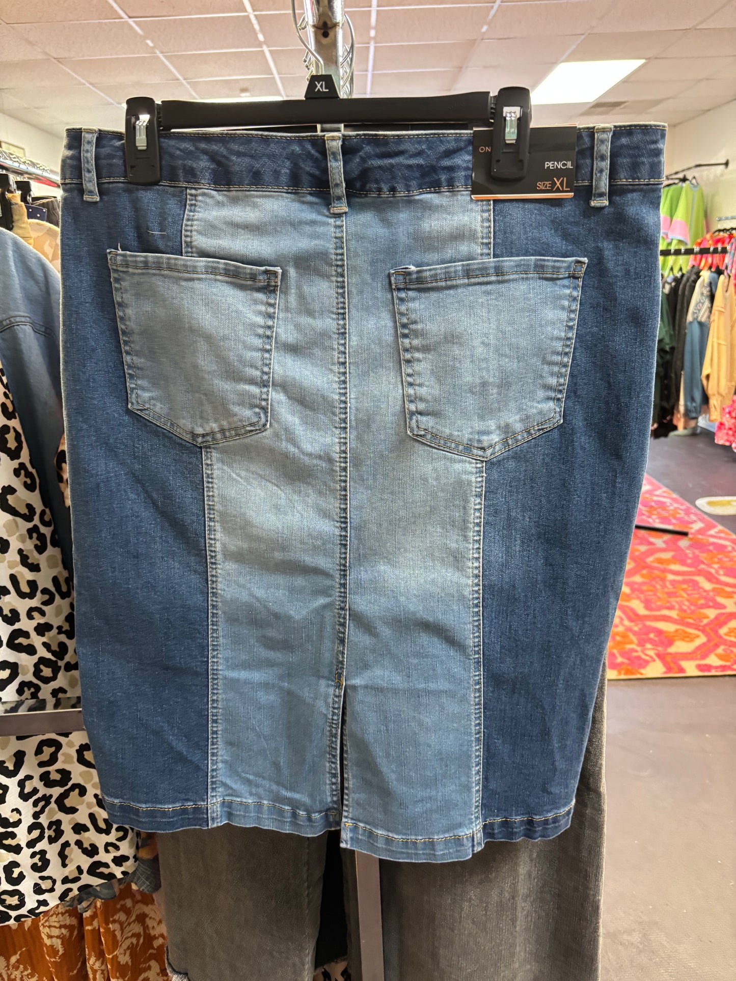 Denim Skirt 1X NWT