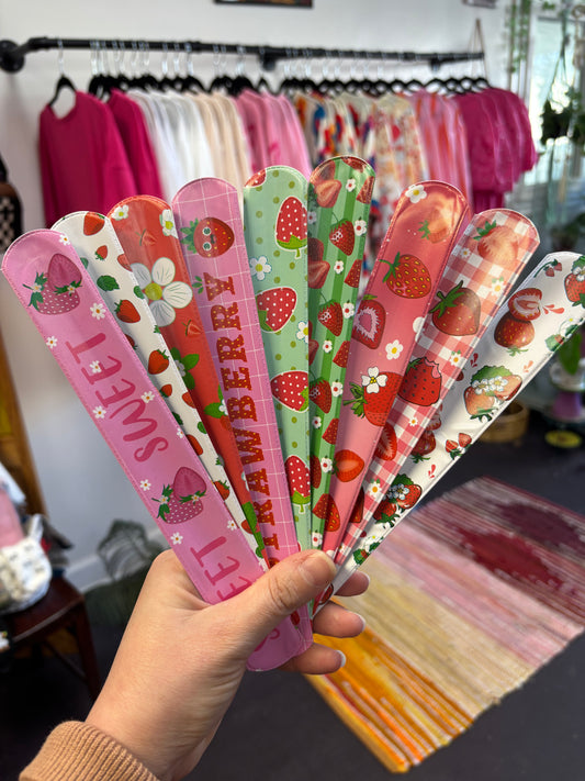 Strawberry Slap Bracelets
