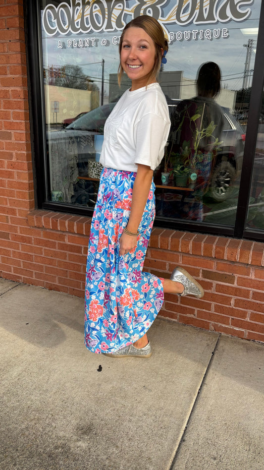 Sky Maxi Skirt