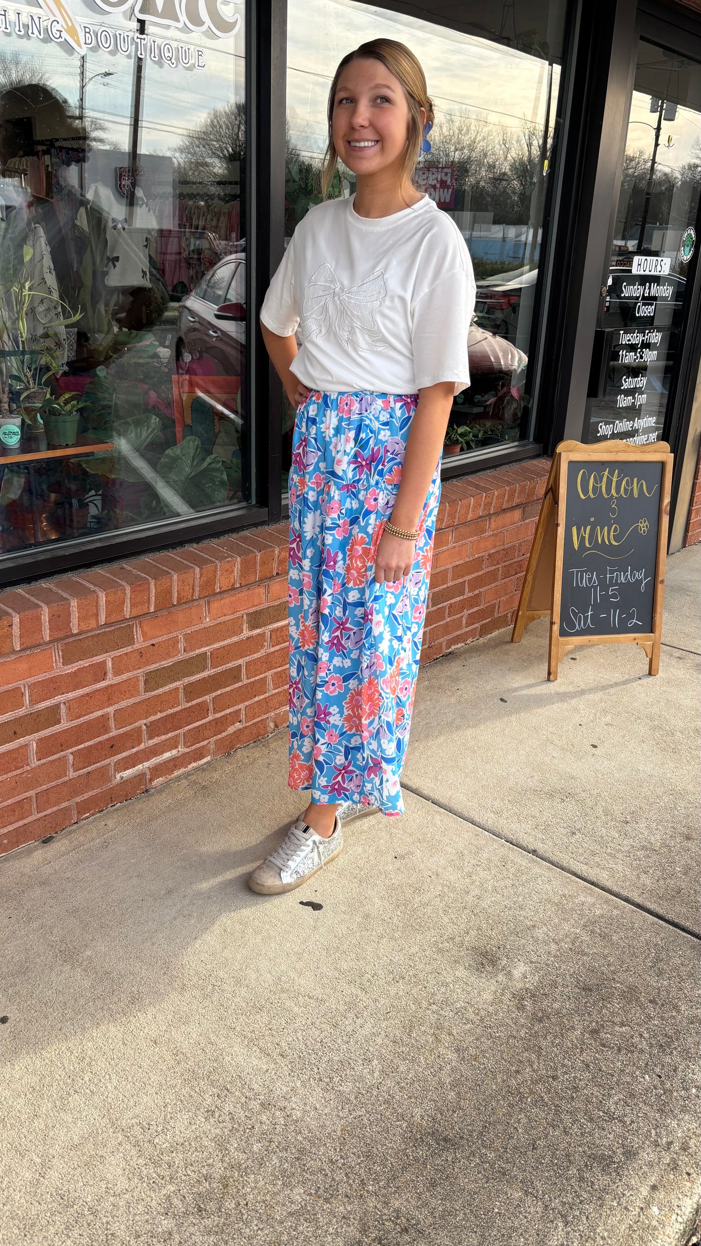 Sky Maxi Skirt