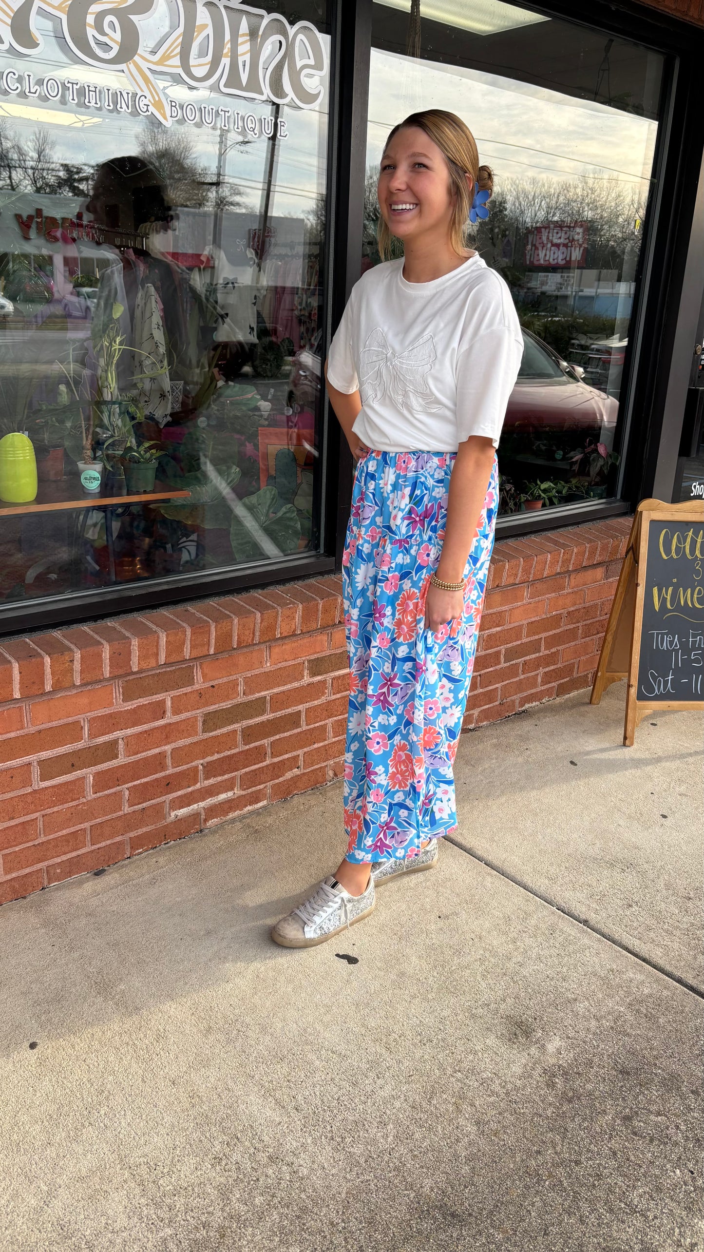 Sky Maxi Skirt