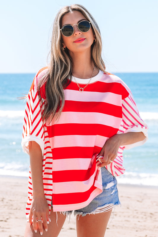 The Red Stripes Top