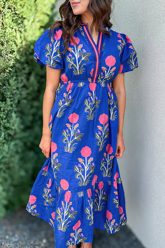 The Nora Dress - Blue