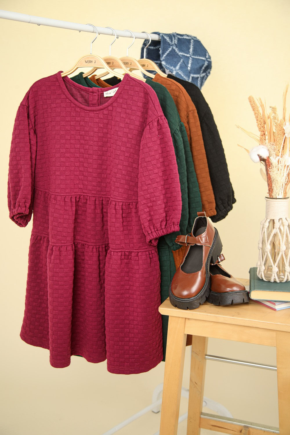 Raspberry Mini Dress