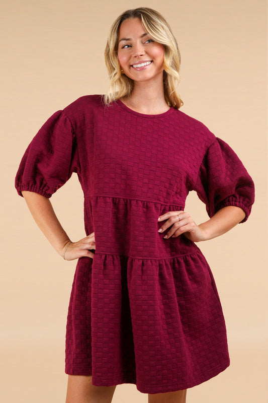 Raspberry Mini Dress